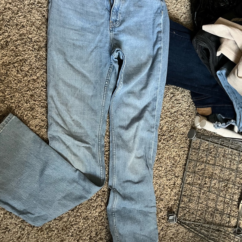 H&M Women's flare Jeans in Light Blue